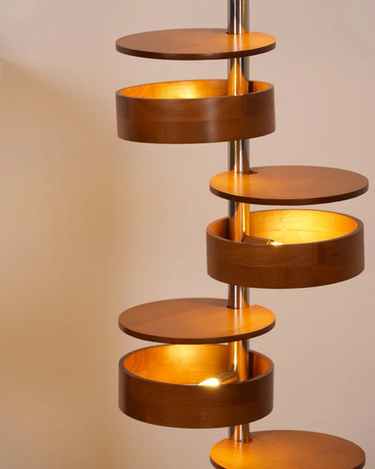 Cylindrical Flow Floor Lamp