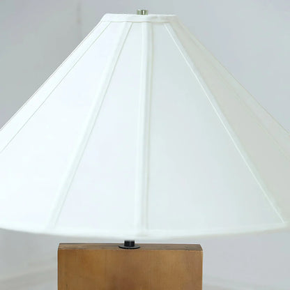 Meridian Crossbase Wood Floor Lamp