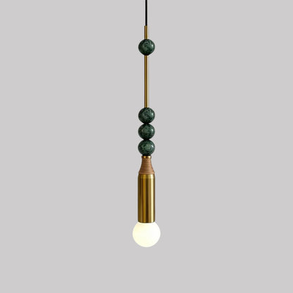 Atelier Marble & Brass Pendant Light