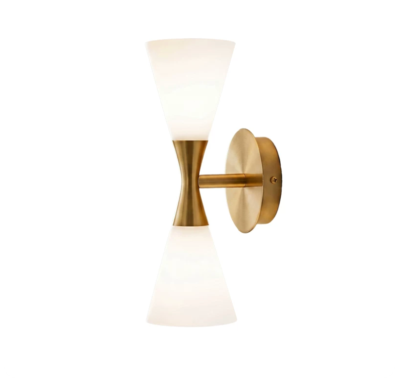 Clessidra Mid-Century Bowtie Wall Sconce