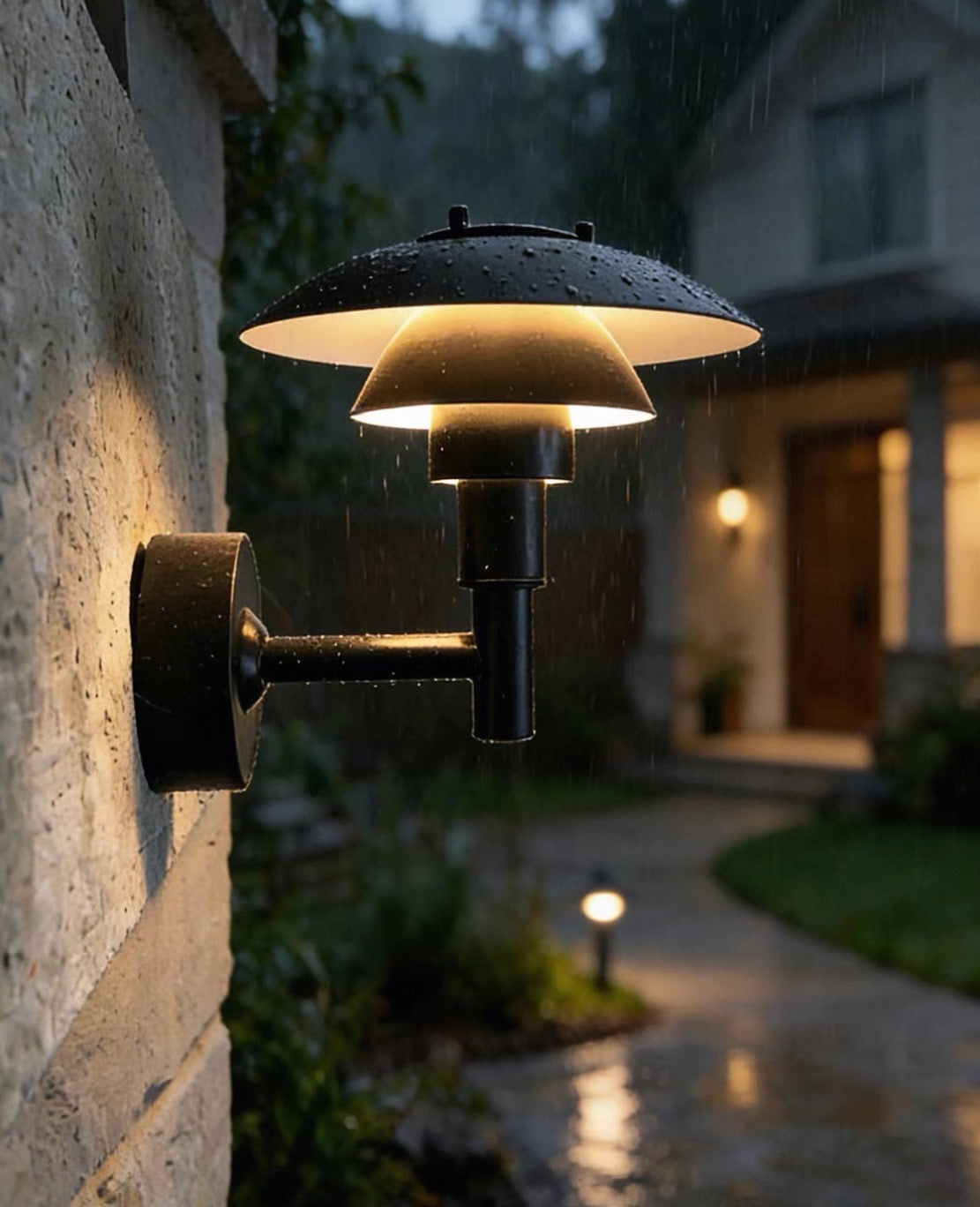 Cappello Tiered Outdoor Wall Sconce