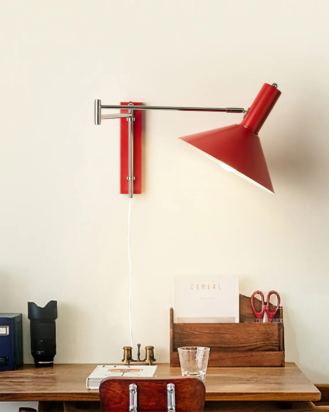 Anvia Adjustable Plug-In Wall Lamp