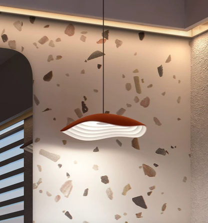 Wabi-Sabi Wavy Terraced Ricefields Pendant Light