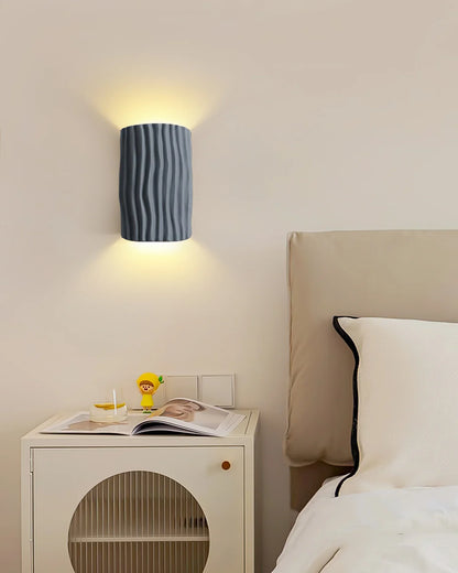 Pleated Resin Wall Lamp set of 2 pair bedroom UAE
