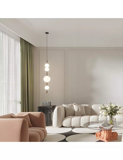 Vertical Glass Pendant Light