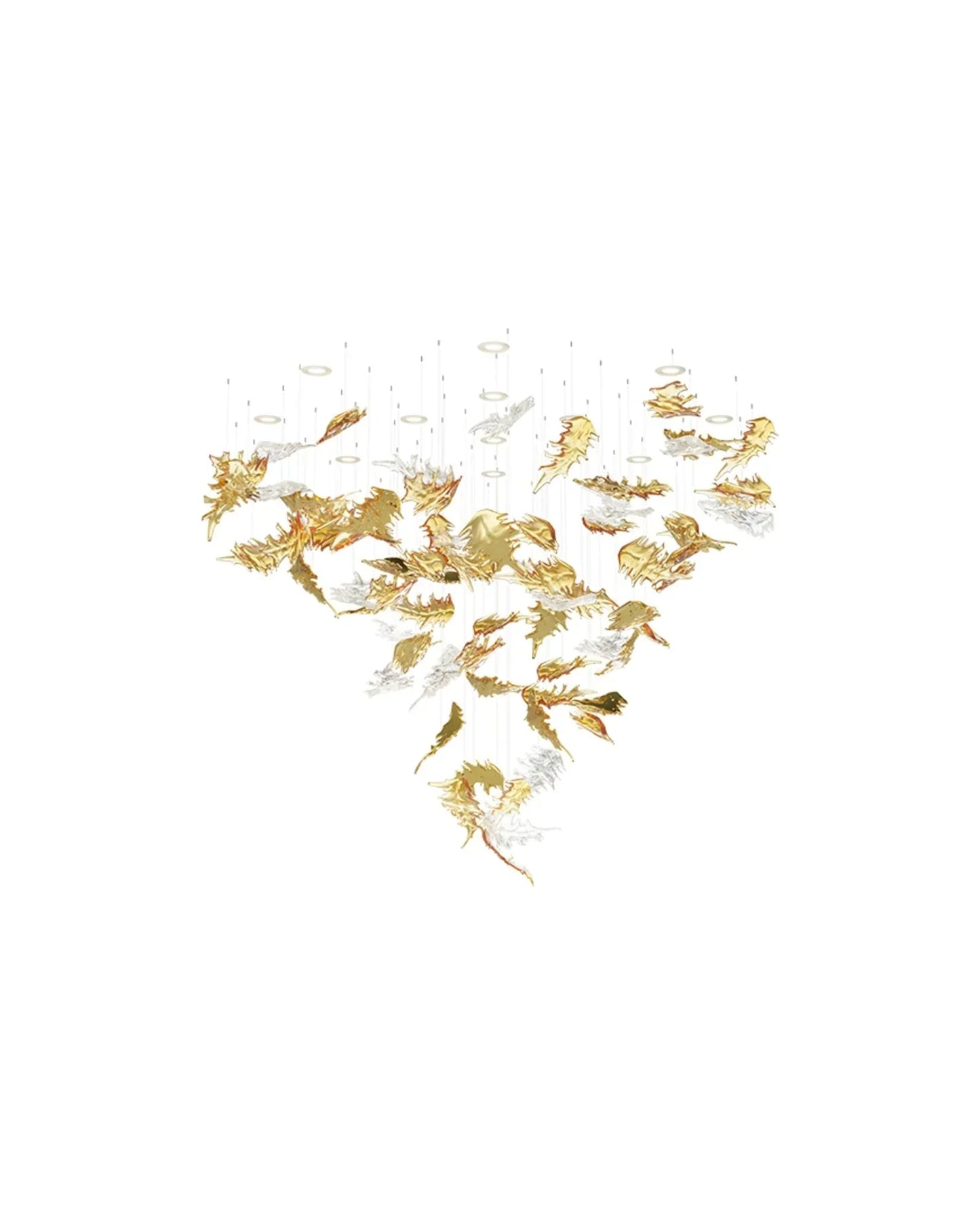 Flying Leaves Chandelier