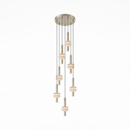 Alabaster Column Pendant Lamp