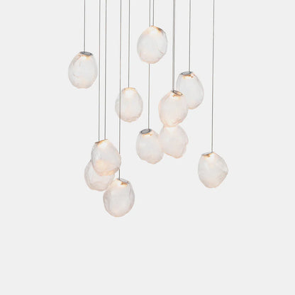 Liquid Glass Stone Pendant Light