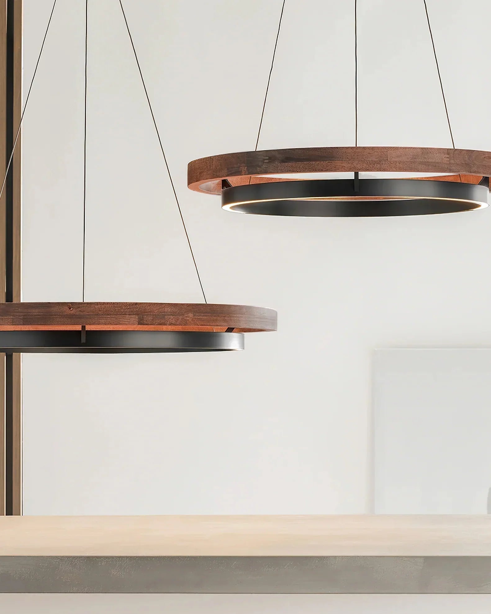 Ring Dunst Chandelier warm light UAE dining room