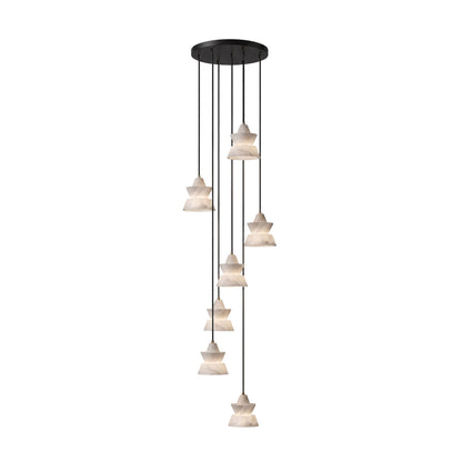 Trivola Alabaster Pendant Light