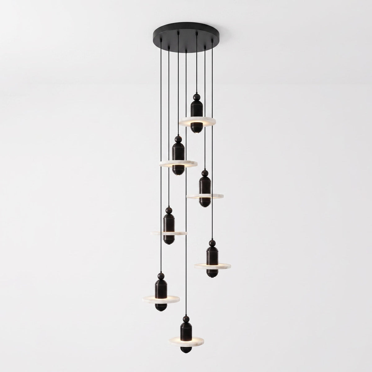 Saturn Alabaster Pendant Light