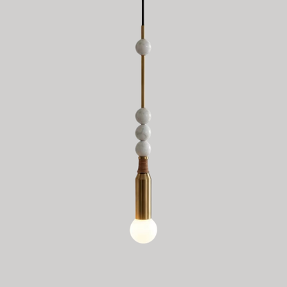 Atelier Marble & Brass Pendant Light