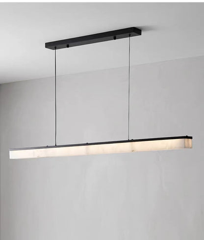 Plana Faux Alabaster Linear Pendant
