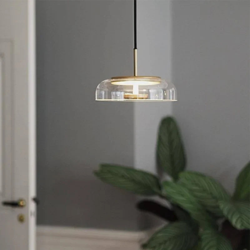 Blossi 1 Clear Glass Pendant Light
