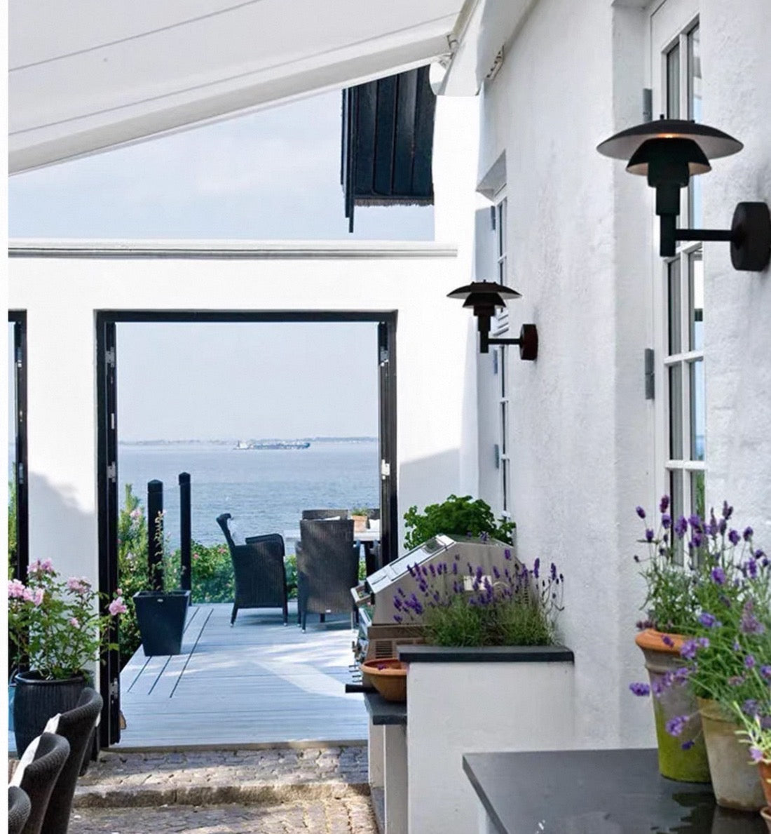 Cappello Tiered Outdoor Wall Sconce