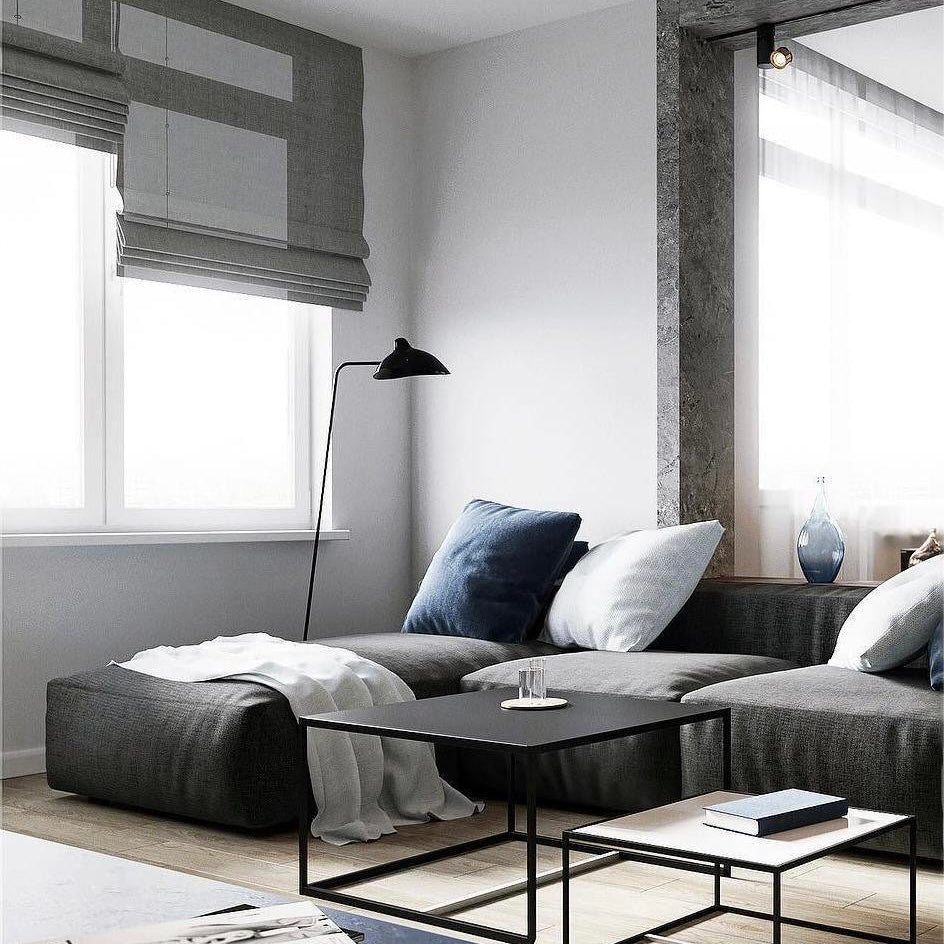 Serge Mouille Floor Lamp black cone shade detail