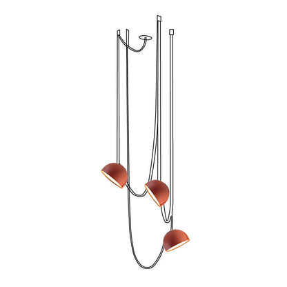 Light Rail Pendant Lamp ceiling mount detail