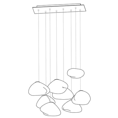 73 Random Glass Pendant Light
