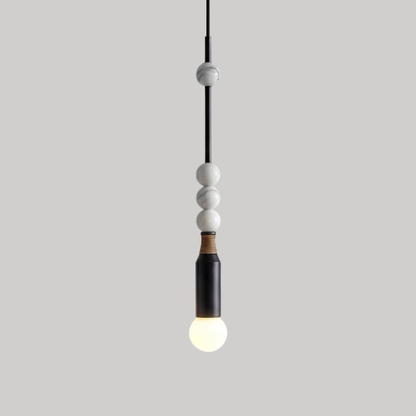 Atelier Marble & Brass Pendant Light