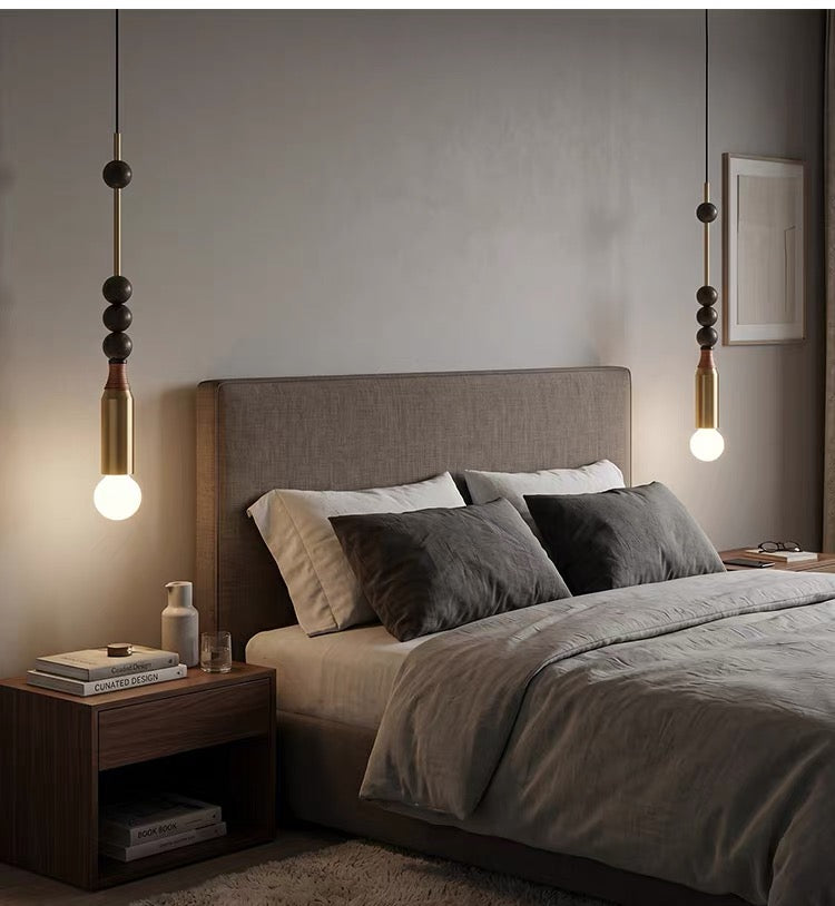 Atelier Marble & Brass Pendant Light