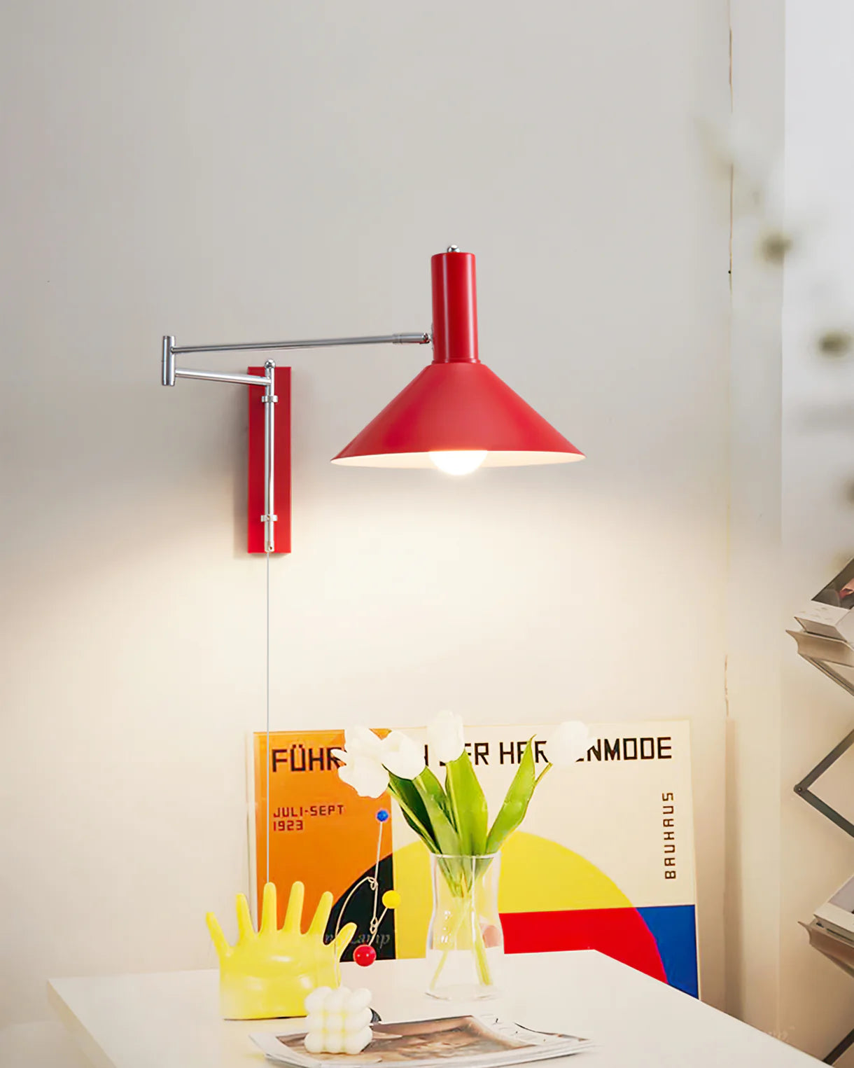 Anvia Adjustable Plug-In Wall Lamp