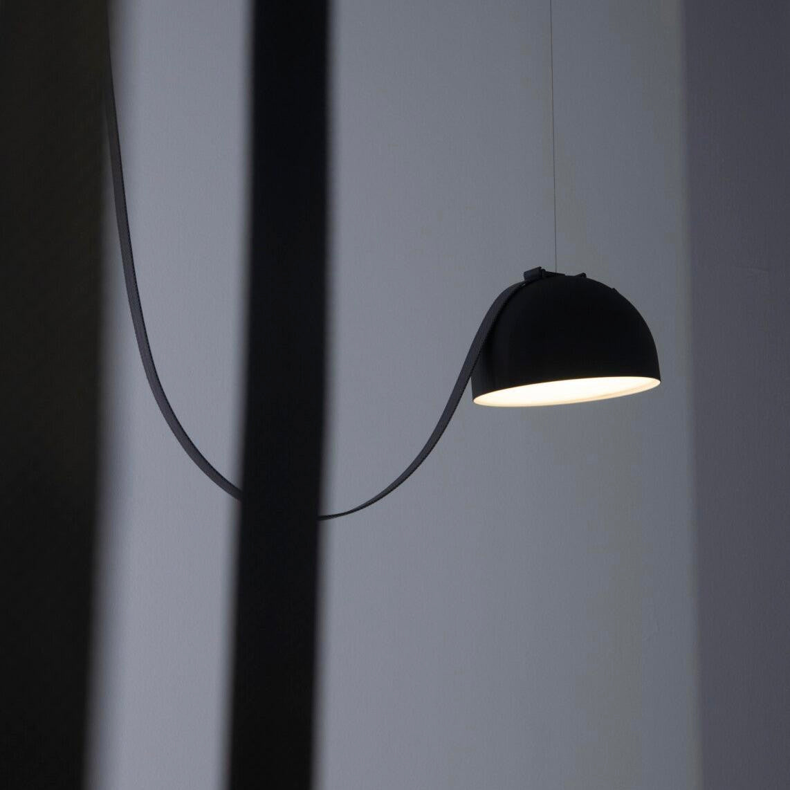Light Rail Semispheres Pendant Lamp orange 5-head view