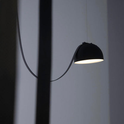 Light Rail Semispheres Pendant Lamp orange 5-head view