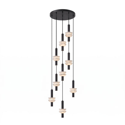Alabaster Column Pendant Lamp