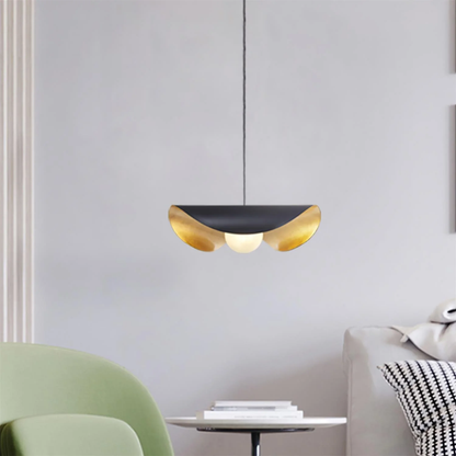 Curved Shell Pendant Light