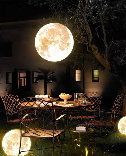 Selene Lunar Textured Outdoor Chandelier