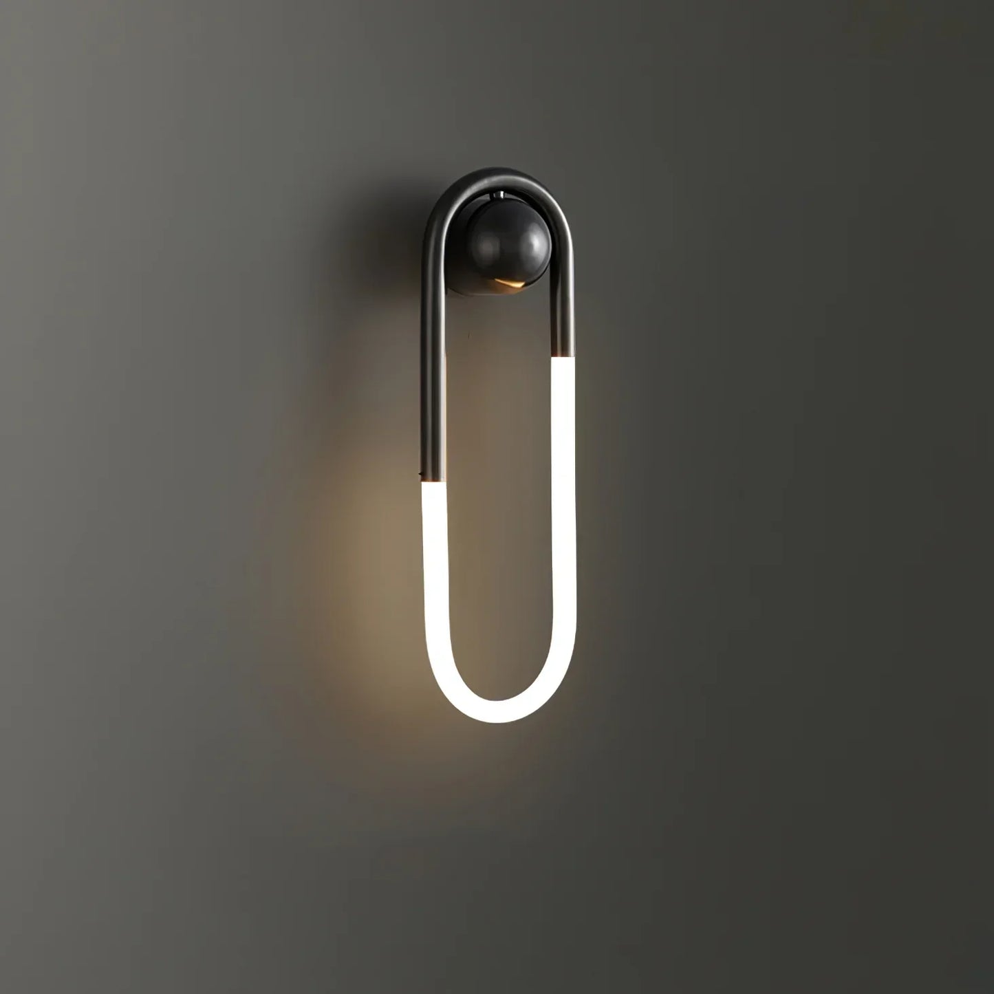Rudi Loop Wall Lamp installed UAE corridor wall
