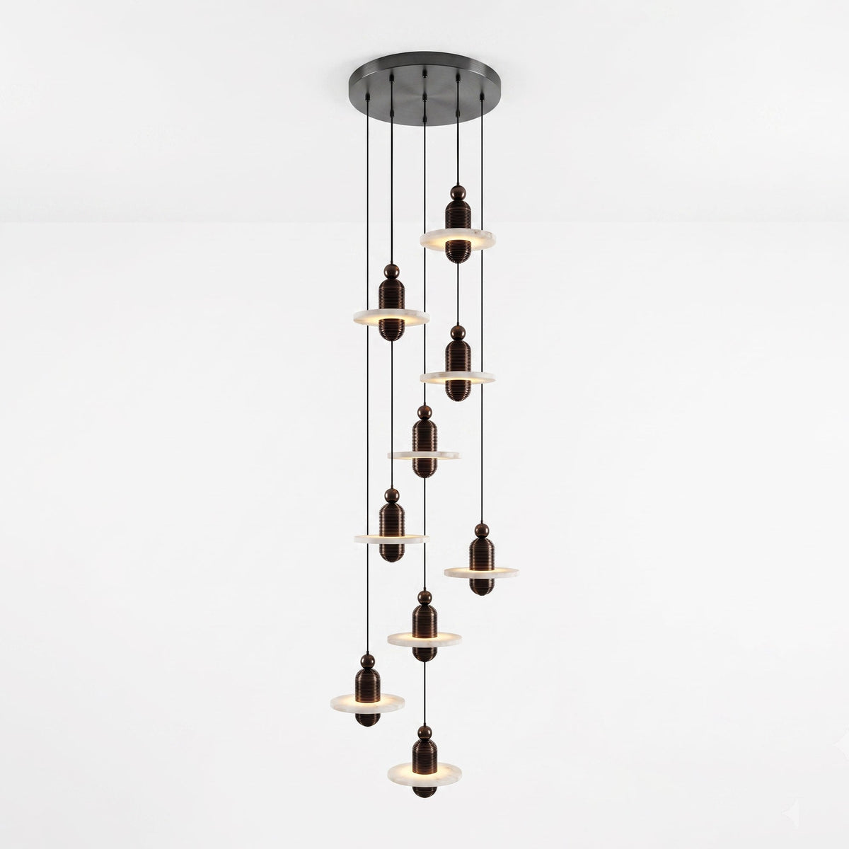 Saturn Alabaster Pendant Light