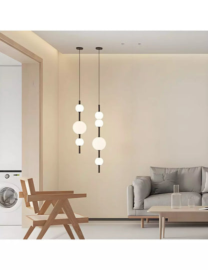 Vertical Glass Pendant Light