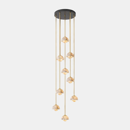 Alabaster Bud Pendant Lamp