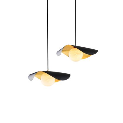 Curved Shell Pendant Light