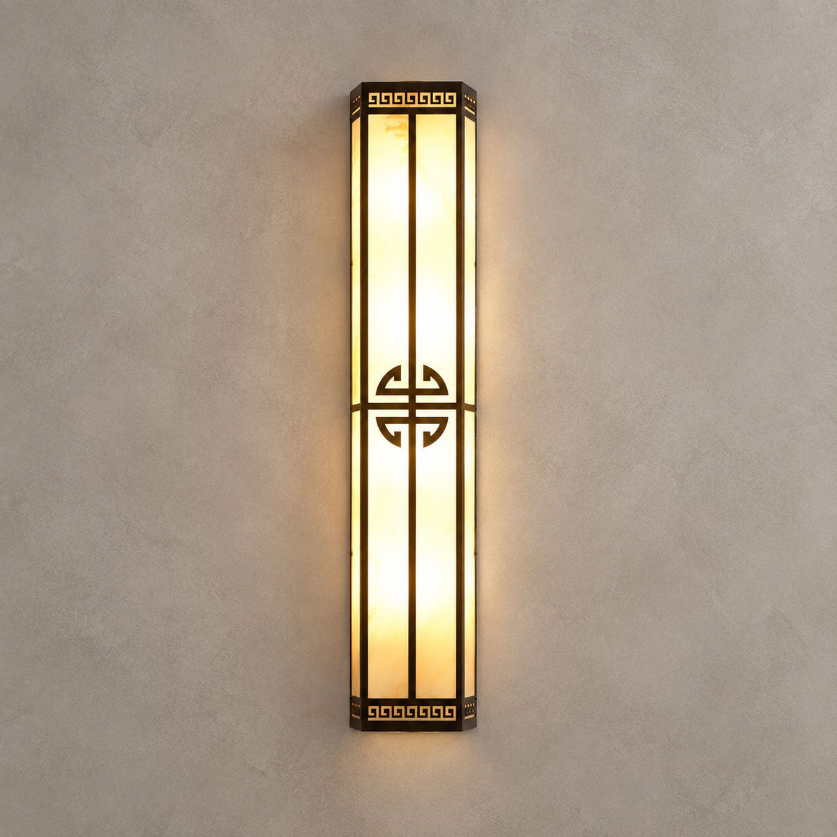 After Hours Outdoor Alabaster Wall Light