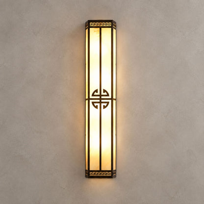 After Hours Outdoor Alabaster Wall Light