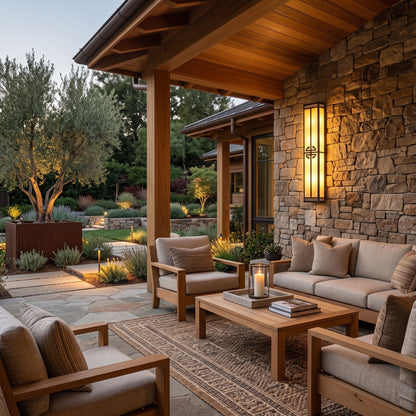 After Hours Outdoor Alabaster Wall Light