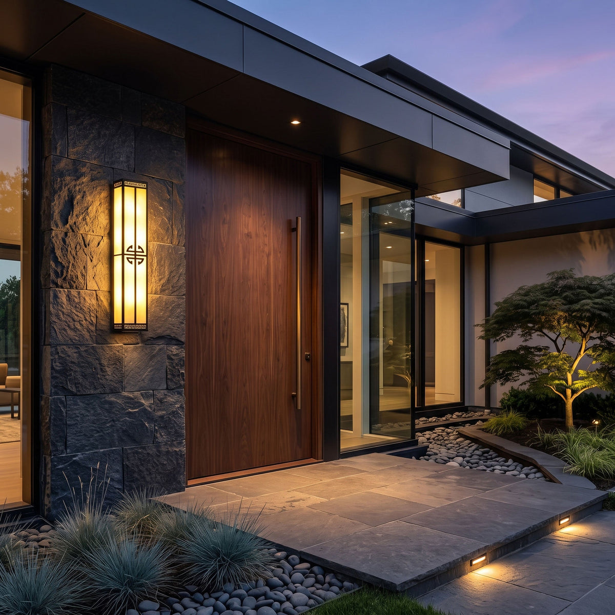 After Hours Outdoor Alabaster Wall Light