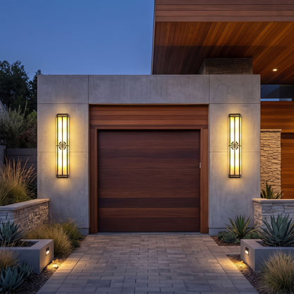 After Hours Outdoor Alabaster Wall Light