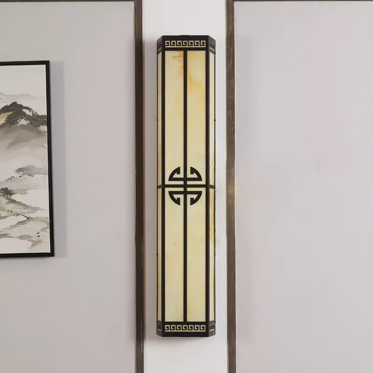 After Hours Outdoor Alabaster Wall Light