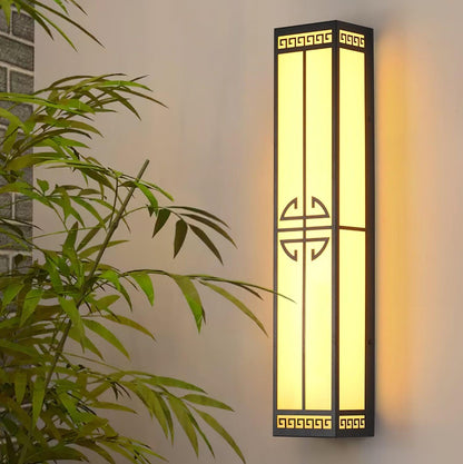 After Hours Outdoor Alabaster Wall Light