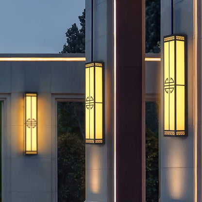 After Hours Outdoor Alabaster Wall Light