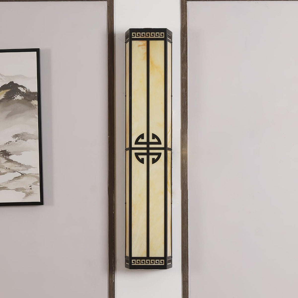 After Hours Outdoor Alabaster Wall Light