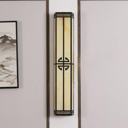 After Hours Outdoor Alabaster Wall Light