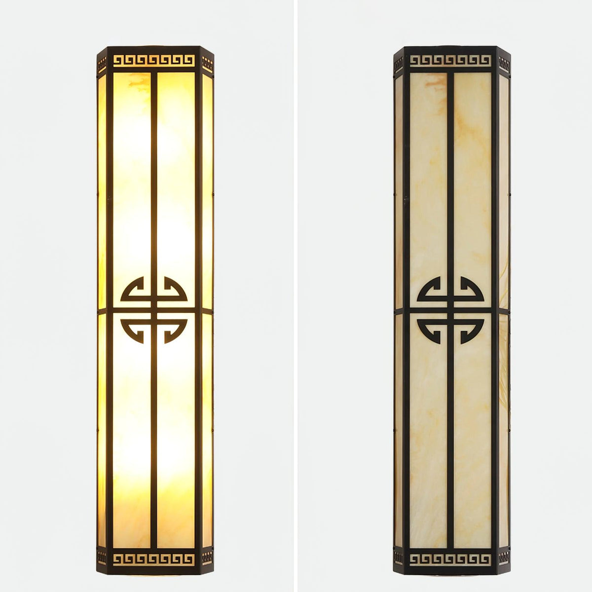 After Hours Outdoor Alabaster Wall Light