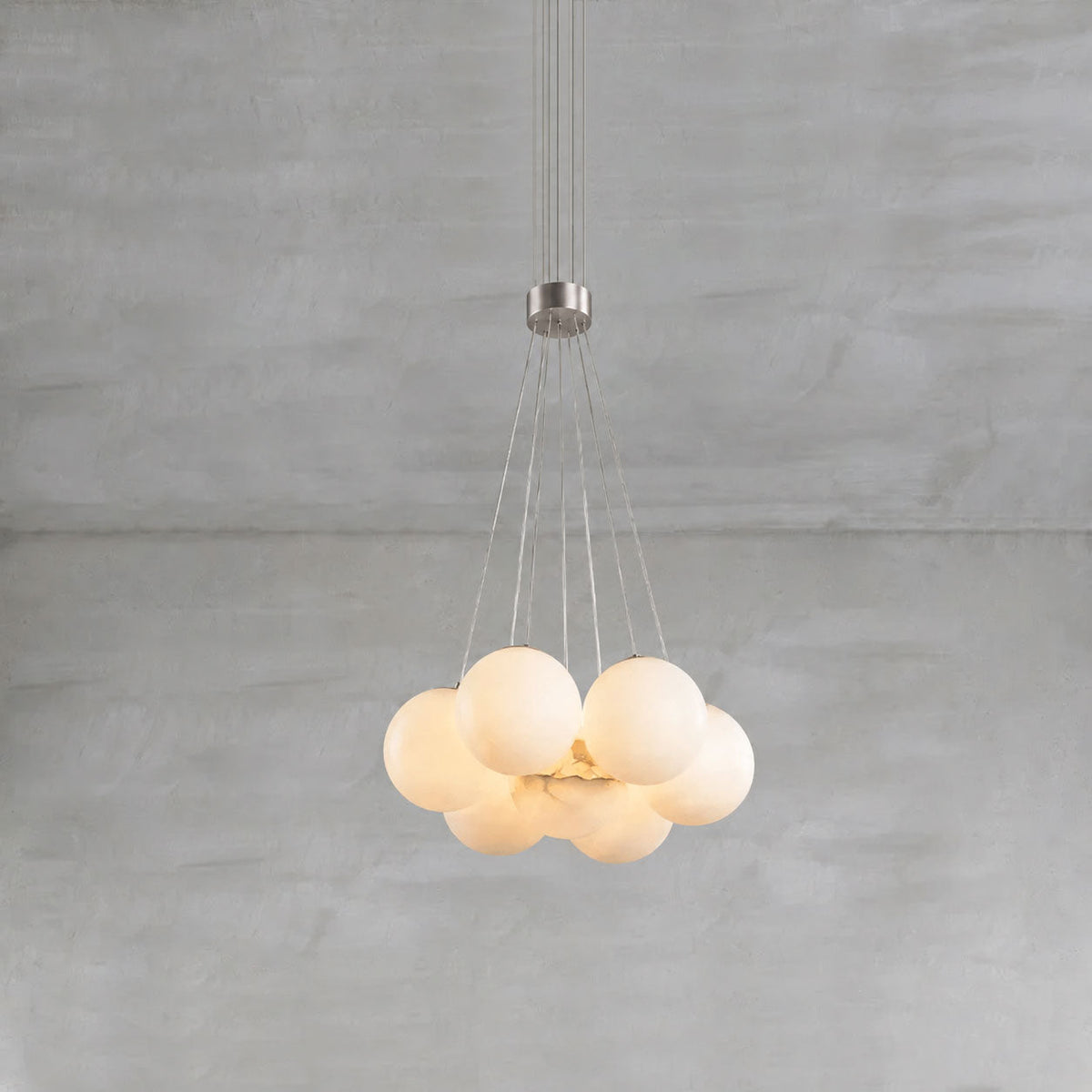 Alabaster Balls Chandelier