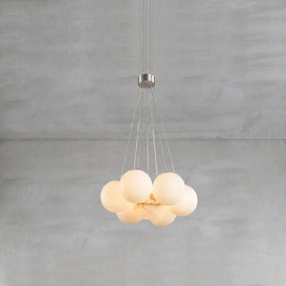 Alabaster Balls Chandelier