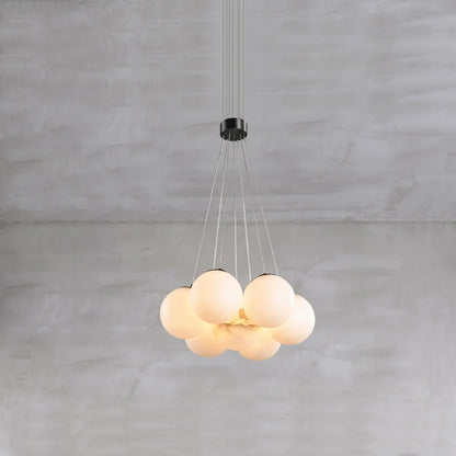 Alabaster Balls Chandelier