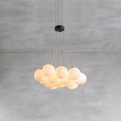 Alabaster Balls Chandelier